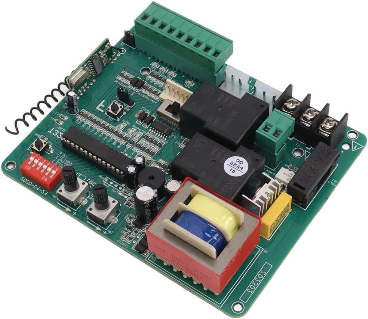 Elektronische besturingsprint voor elektrische poortsystemen en garagepoorten, multicolor, 220V