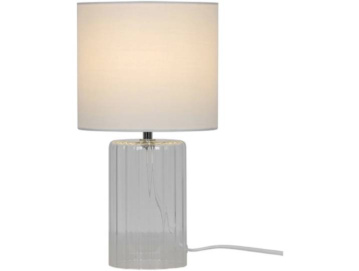 Tischlampe MANON 34cm 10W durchsichtig