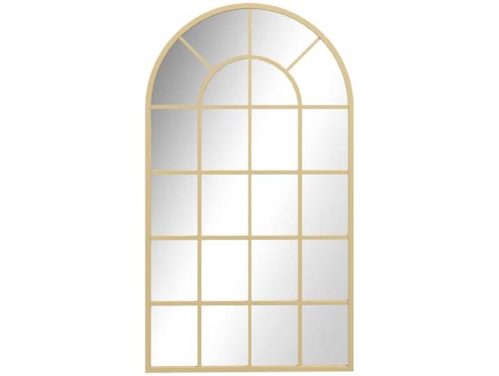 HOMCOM Wandspiegel 110 x 65cm mit Rahmen aus Metall Gold