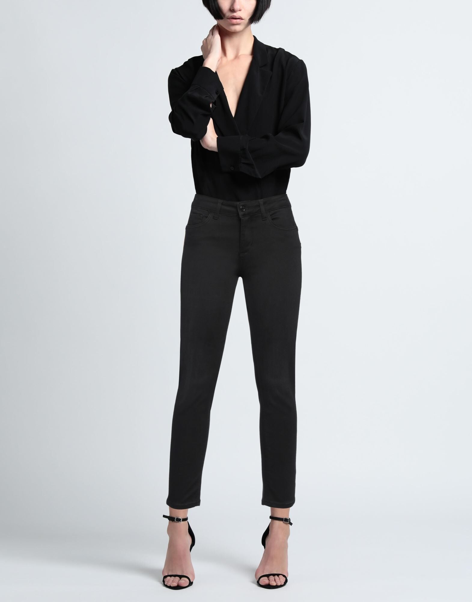 Liu •jo Pantalones vaqueros Mujer Negro 27 Mujer