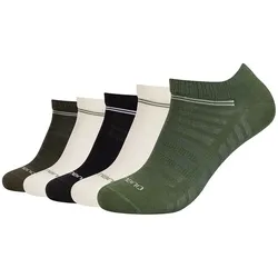 5er Pack camano Mesh Ventilation Sneakersocken 7377 - bronze green 39-42