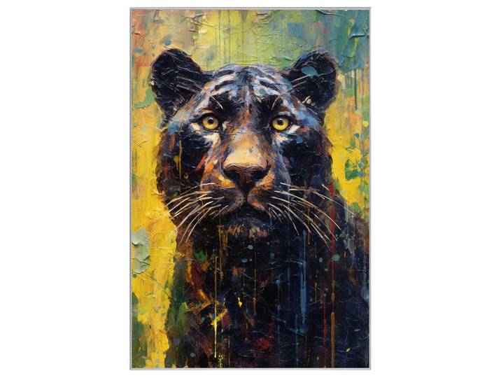 Bild mit Rahmen Black Panther image LAND