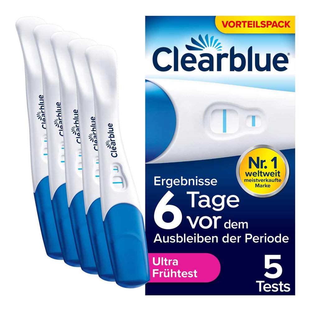 WICK Pharma - Zweigniederlassung der Procter & Gam Clearblue Schwangerschaftstest Ultra Frühe Erkennung Urin 20629125