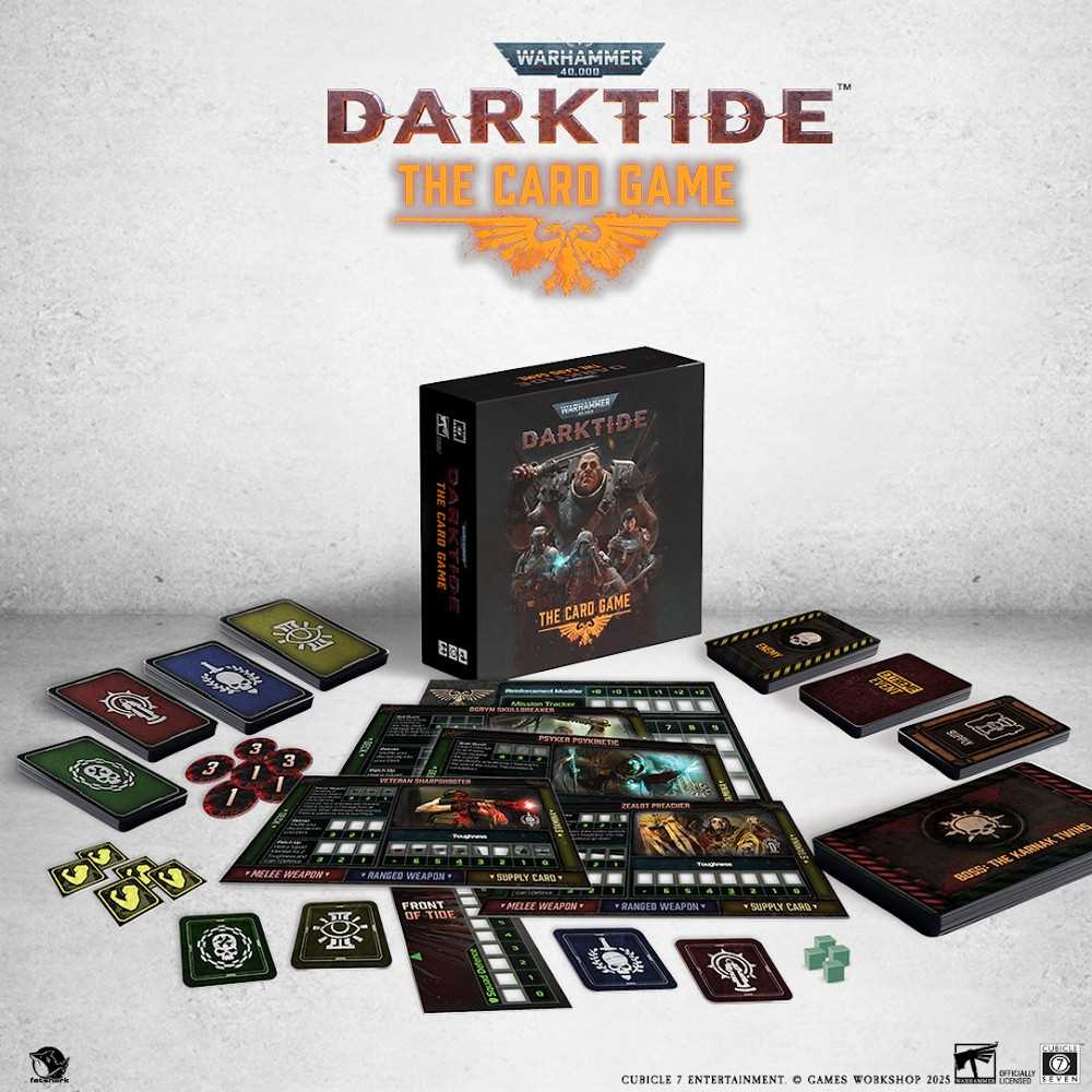 Warhammer 40,000 Darktide: The Card Game - Cooperative Card Game for 1–4 Players, Ages 12+, by Cubicle Seven