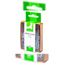 Q-Connect® KF02021 Büroklammern - 26 mm, 125 Stück verzinkt