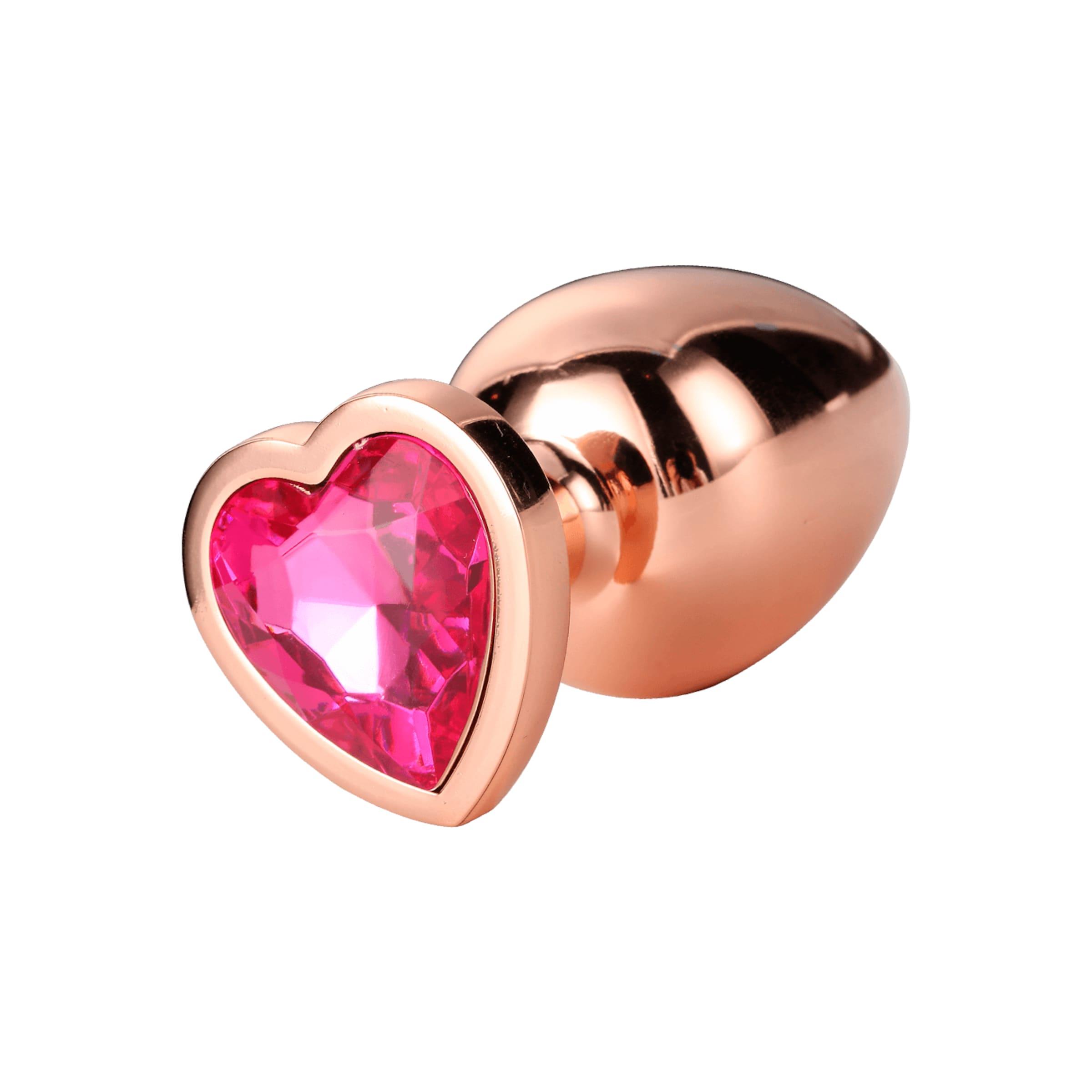 Large Rose Gold Plug, 9,5 cm