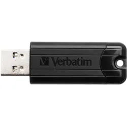 Verbatim PinStripe (256 GB, USB-A), USB Stick, Schwarz