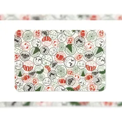Excelsa Set Von 6 Tischsets Christmas Stamp Plastik 43xH28,5x0,1 cm Bunt