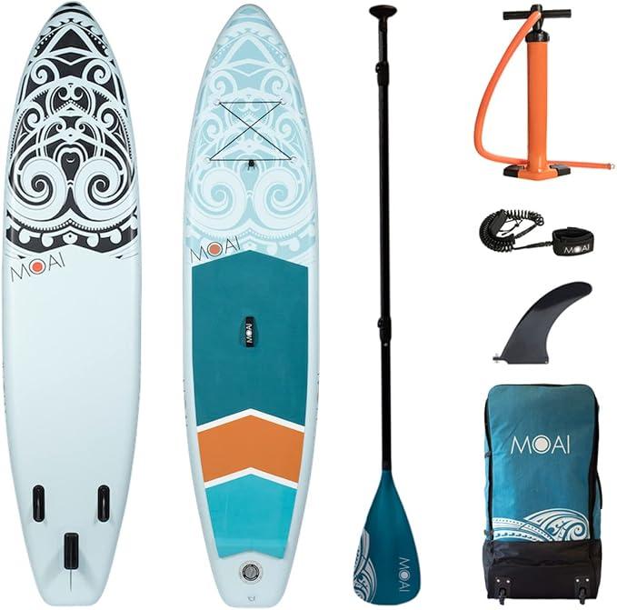 11' Stand Up Paddle Board Aufblasbares SUP-Board, 335 x 76 x 15 cm, Komplettpaket