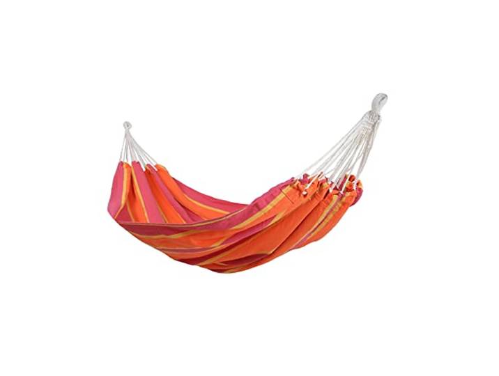 Rebecca Mobili Hängematte, Gartenhängematte, ohne Stütze, Polyester Baumwolle, mit Etui, schwingende Seile, Kapazität 200 Kg - Größe: L 240 x B 160 cm - Art. RE6699