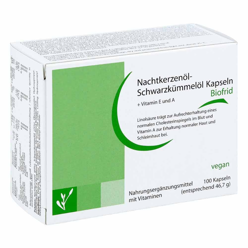 Biofrid GmbH & Co. KG Nachtkerzenöl-Schwarzkümmelöl Kapseln Biofrid 14376335