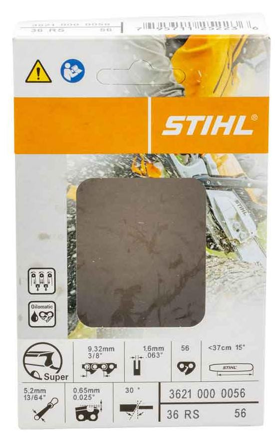 STIHL Oilomatic zaagketting 3/8" Rapid Super met 1,6 mm drijfschakeldikte