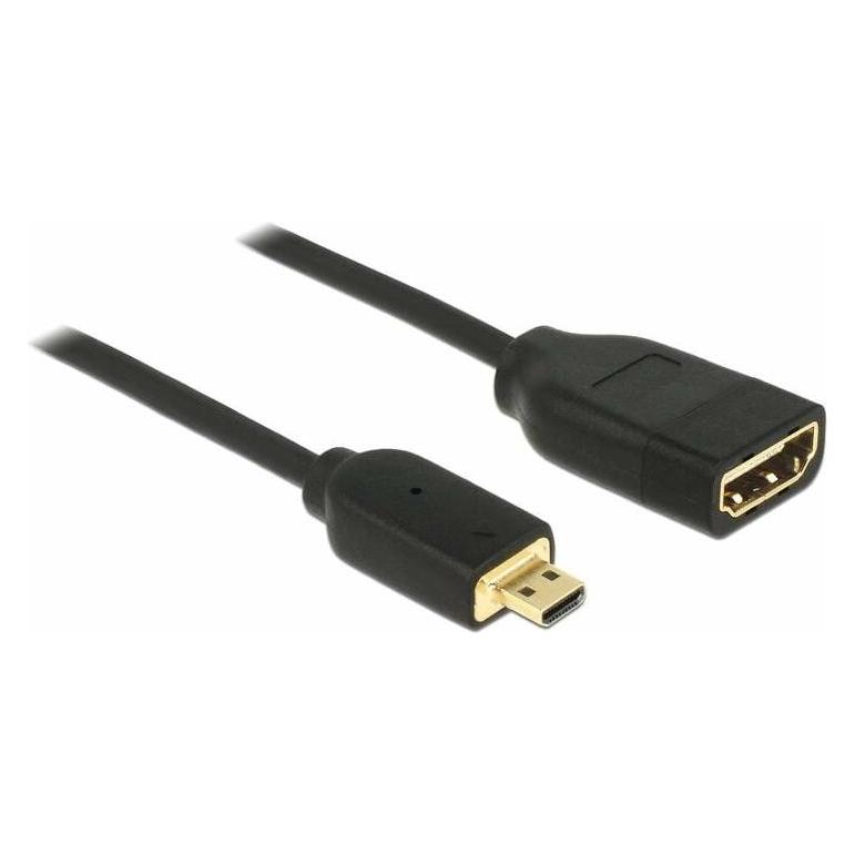 Delock micro HDMI (Typ D) - HDMI (Typ A) (0.20 m) (65687)