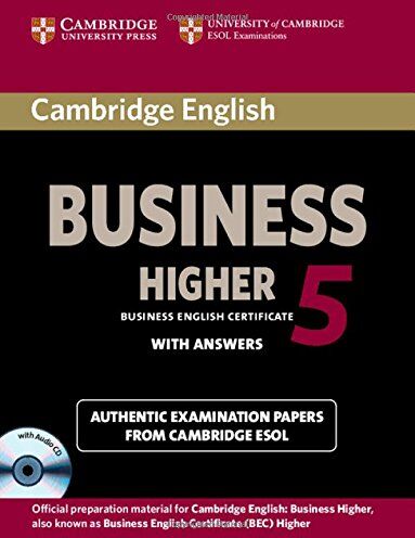 Cambridge ESOL - Cambridge English Business 5 Higher Self-study Pack (student's Book with Answers and Audio CD) (Bec Practice Tests) - Preis vom 05.10.2026 03:47:11 h