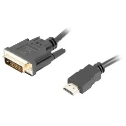 Lanberg CA-HDDV-20CU-0018-BK Videokabel-Adapter 1,8 m HDMI Typ A (Standard) DVI-D Schwarz