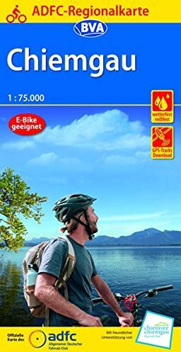 Allgemeiner Deutscher Fahrrad-Club e.V. (ADFC) - ADFC-Regionalkarte Chiemgau 1:75.000, reiß- und wetterfest, GPS-Tracks Download (ADFC-Regionalkarte 1:75000) - Preis vom 09.10.2026 07:28:09 h