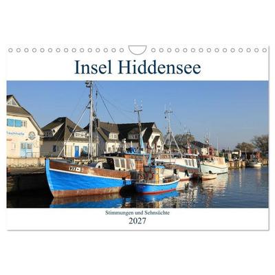 Insel Hiddensee - Stimmungen und Sehnsüchte (Wandkalender 2027 DIN A4 quer), CALVENDO Monatskalender