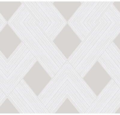York Wallcoverings Beveled Edge Beige Wallpaper