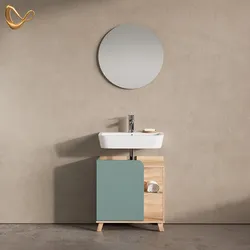 BADMÖBEL-SET Marano, Blau-Grau, 2-teilig