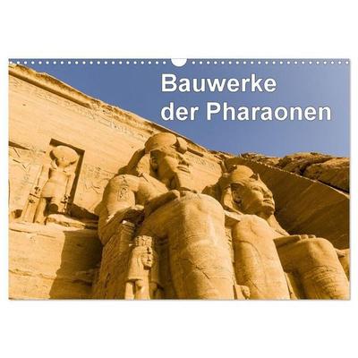 Bauwerke der Pharaonen (Wandkalender 2027 DIN A3 quer), CALVENDO Monatskalender