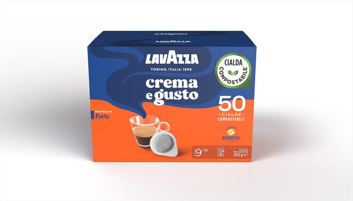 LAVAZZA Cialde Crema E Gusto Forte 50 Pz, Blue E Arancione