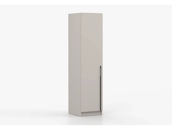 Drehtürenschrank ROSA II 1D 50 cm Kaschmir Kaschmir Schwarz