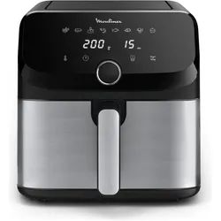 Moulinex EZ855D20, Fritteuse, Silber, Schwarz