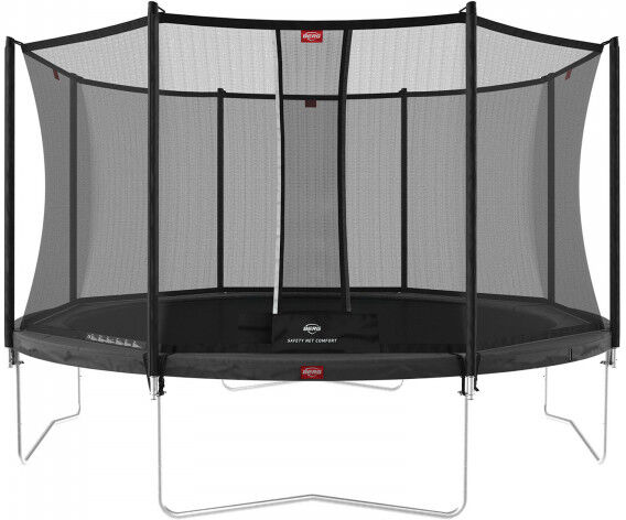 BERG Favorit Regular Trampoline With Safety Net Comfort 380cm Grey