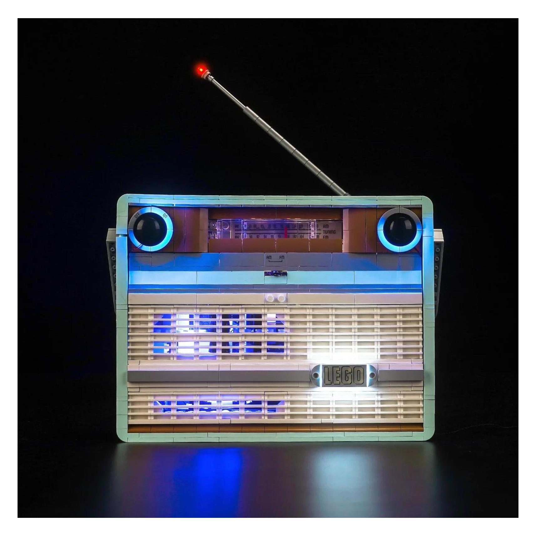 BrickBling LED Licht Set für LEGO Retro Radio (10334) (P69201)