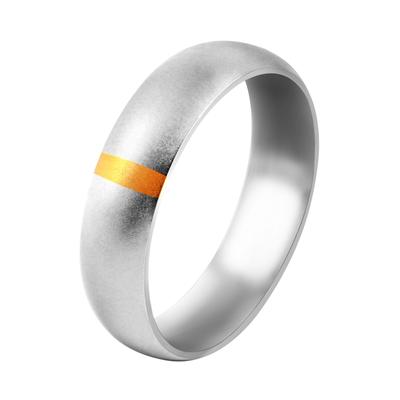 Partnerring AKZENT "Yanko, langlebig" Gr. 66, silber (silberfarbig), Fingerringe, Herren, 66, Edelstahl