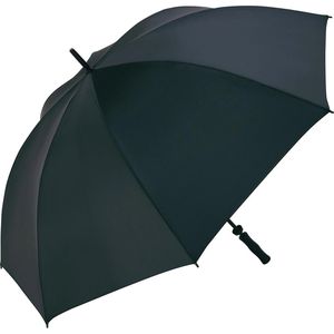 Fare Regenschirm Golf- / Gästeschirm, XXL, schwarz, windsicher, manuell, Ø 130 cm für 2 Personen, 100 cm, Stockschirm, 100 Stück