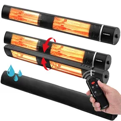 Heidenfeld Infrarot-Heizstrahler IH110 2.0, 1000-3000 Watt, Fernbedienung, Schutzhülle, 180° neigbar