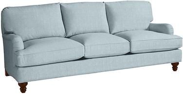Eton Sofa - Stocked - Idol Frost Sunbrella - Ballard Designs