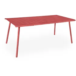 Vapio Outdoortisch Aluminium 180x90x74 cm Koralle