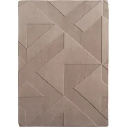 Carpetsale24 Boho Teppich 240 x 340 cm Beige, Weicher Geometrischem, Waschbar, XXL Teppich für Wohnzimmer, Esszimmer oder großzügige Wohnbereiche