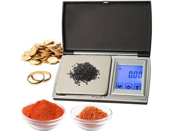 Präzise Digitale Taschen-Feinwaage mit Touch-Display, 300g/0.01g