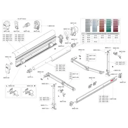 Fiamma Endkappe links für F45S Polar Fiamma Artikelnummer 98673-080