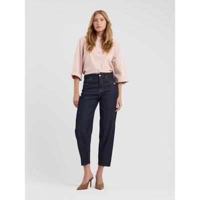 5-Pocket-Jeans GANG "94BLAKE", Damen, Gr. 27, Normalgrößen, blau (prewashed), 98% Baumwolle, 2% Elasthan, unifarben, Basic, regular fit 7/8-Länge, Jeans 5-Pocket-Jeans, im 5-Pocket-Style