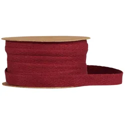 IB Laursen Baumwollband Spule 5m, bordeaux