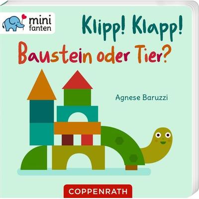 Klipp! Klapp! Baustein oder Tier?, Gebundene Ausgabe von , Coppenrath, 978-3-649-65125-3