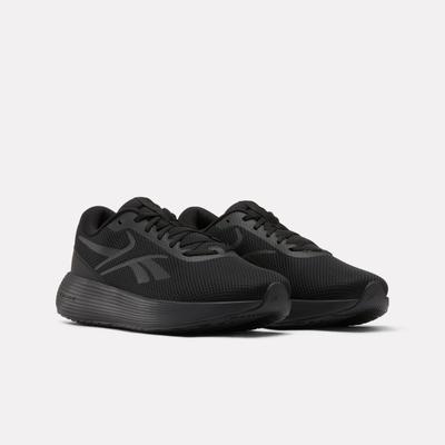 Walkingschuh REEBOK "DMX COMFORT + LITE", Damen, Gr. 38,5, schwarz (schwarz, schwarz), Synthetik, Textil, Schuhe Walkingschuh