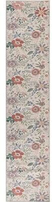 Nourison Washables Indoor Pink Floral Area Rug