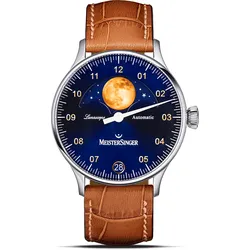 Meister Singer Lunascope Automatik MS Luna Herrenuhr LS908G