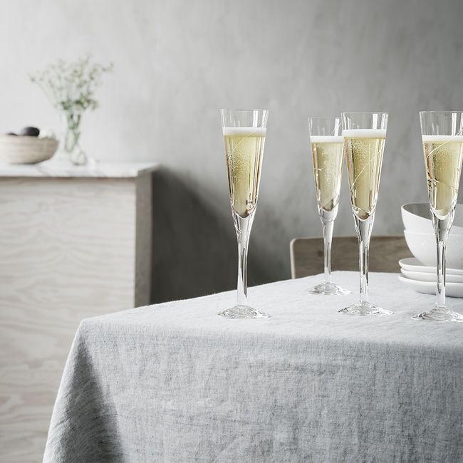 Line Champagneglas, 18cl - Kosta Boda