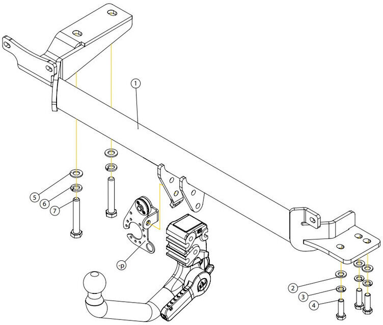 Land Rover Attelage Range Rover Evoque (06/11-02/19) RDSOV
