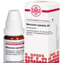 MERCURIUS CYANATUS D 30 Globuli 10 g