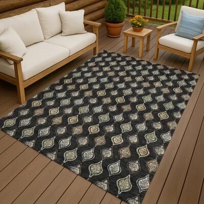 Addison Rugs Machine Washable Indoor/ Outdoor Casual Greenwood Chantille Rug