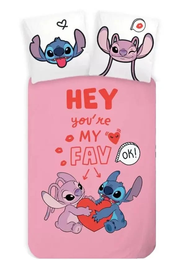 Lilo en Stitch dekbedovertrek My Favourite, 140 x 200 cm, katoen