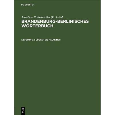 Löcken bis Melkeimer, Gebundene Ausgabe von , De Gruyter, 978-3-11-261035-0