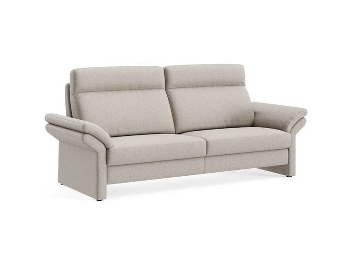 Sofa Albula Echtstoff Milano greige B 222 T 89 cm